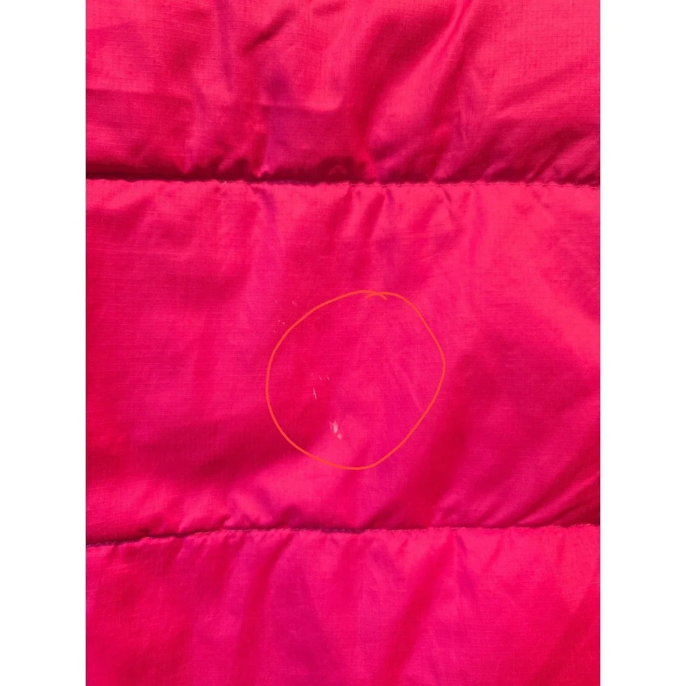 Patagonia Kids Bivy Down Vest Pink Blue Colorblock Puffer 5T 60507